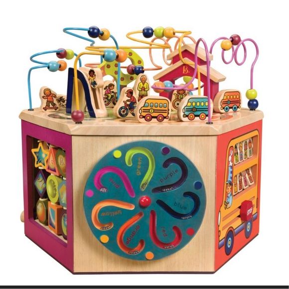 B. toys Toys B Toys Wooden Activity Cube Youniversity Poshmark
